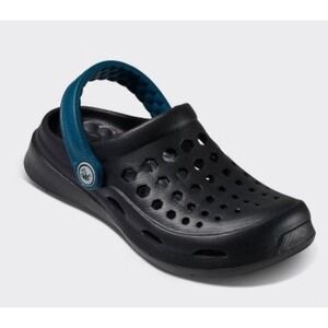 Joybees Kids Active Clog Solid Black/Cascade J1 (Fits 7 To 8 years)